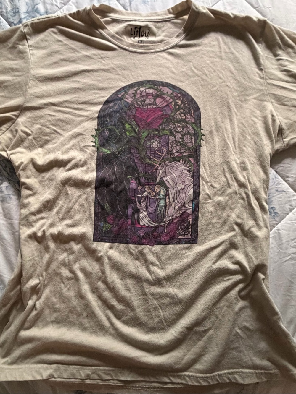 Litjoy ACOTAR Stained-Glass Graphic Tee